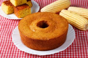 Bolo de Milho Verde com Coco